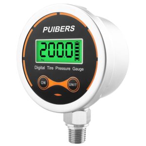Digital Oil Pressure Gauge 1/4 NPT ...
