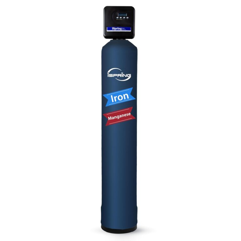 iSpring WCFM400K Whole House Iron and Manganese Water Filter System, Digital Control with Automatic Regeneration & Air Injection, Set & Forget Design