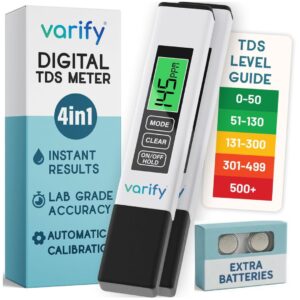 Varify 4-in-1 TDS Meter Digital Wat...