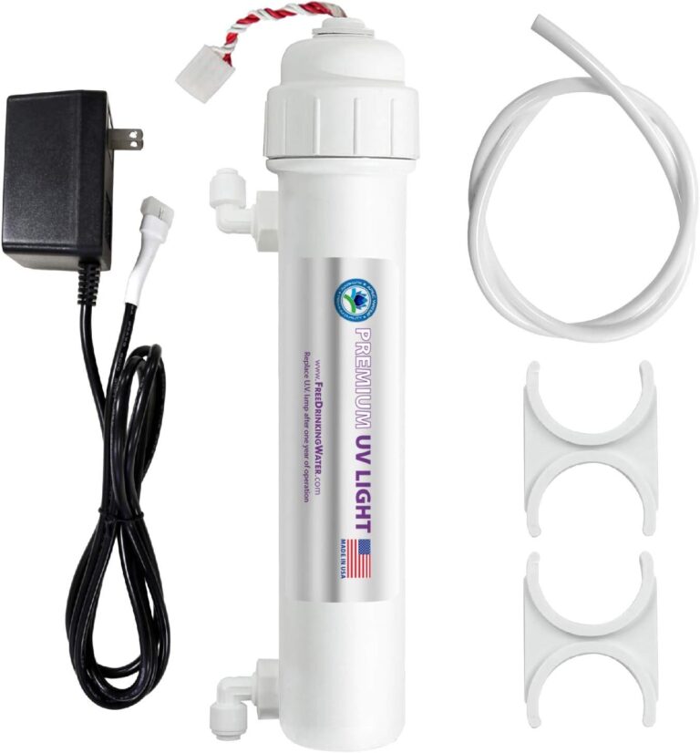 APEC Water Systems UV Ultra Violet Sterilizer Water Filter Kit with 1/4" Quick Connect UG-UVSET-1-4