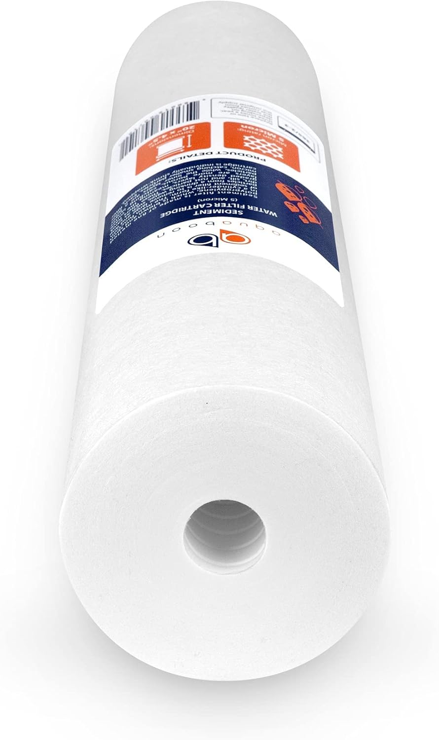 Aquaboon 5 Micron 20 x 4.5 Whole House Sediment Filter Cartridge 20 inch Water Filter Replacement Compatible with DGD-5005-20, FP25B, AP810-2, 2-Pack - Image 3