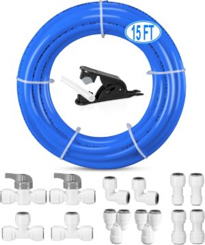 3/8″ O.D.RO Water Tubing,15FT...