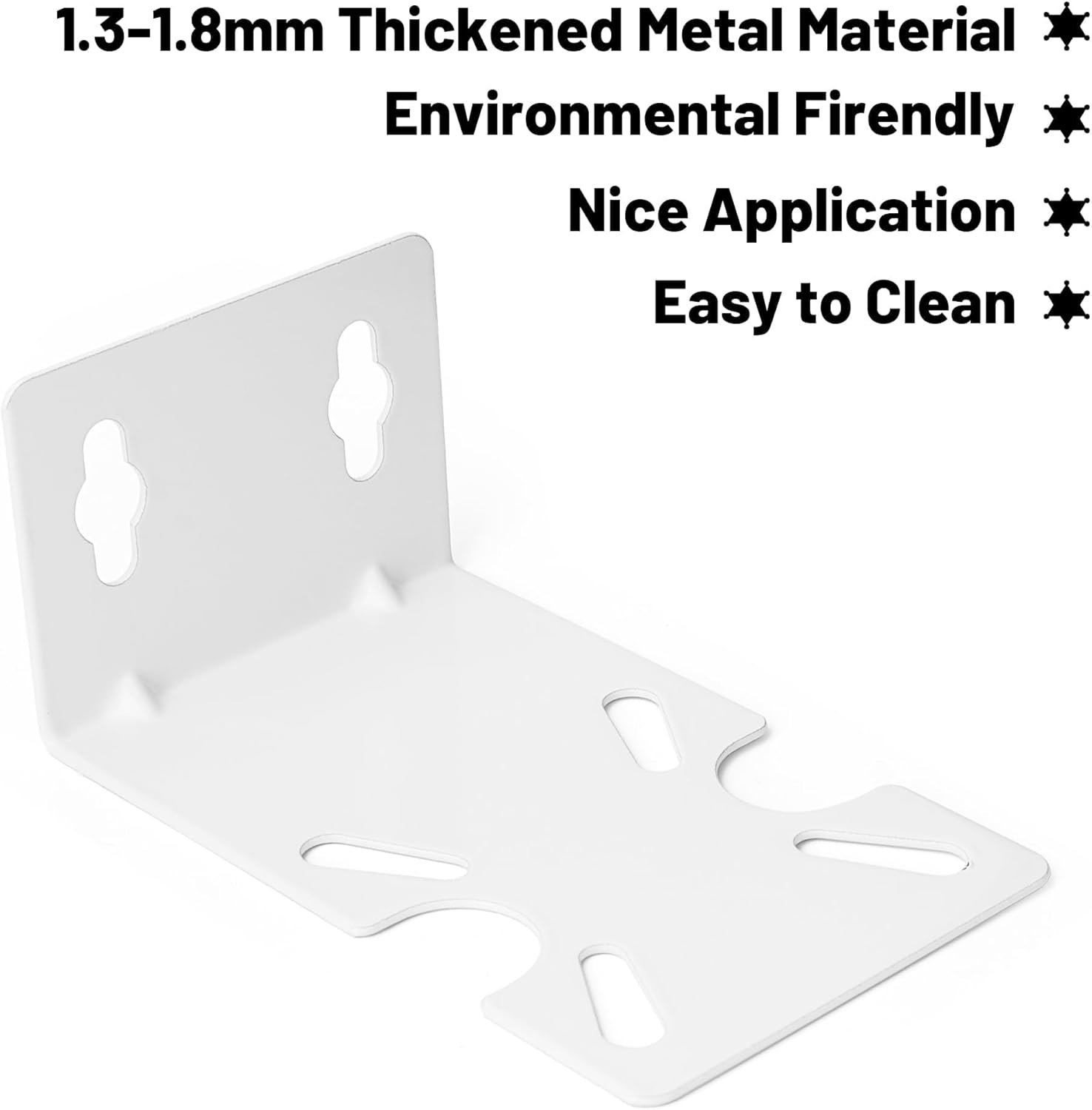 Mounting Bracket for 10" and 20" Water Filter, Metal Housing Fixed Bracket for 10" and 20" Water Filter, White - Image 4