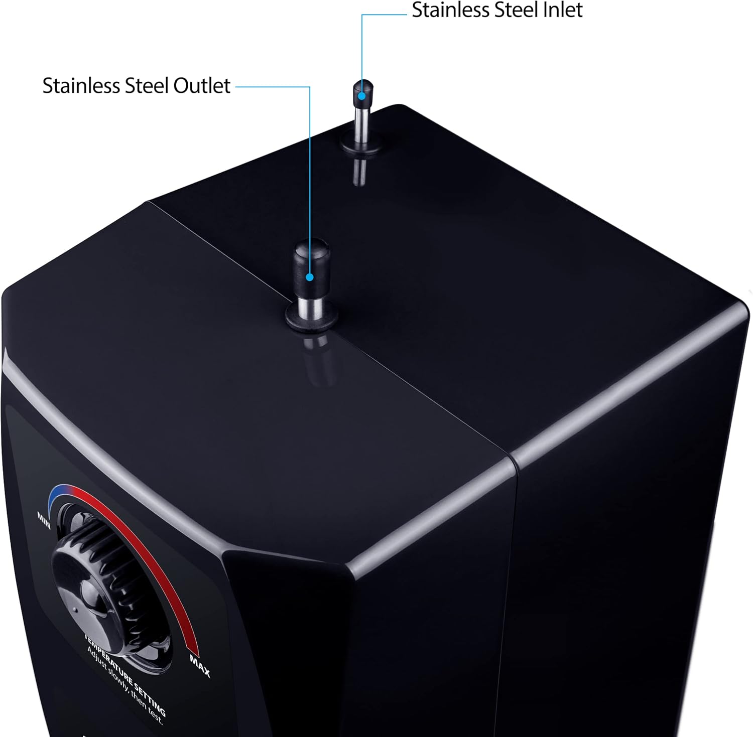 American Standard ASH-110 Hot Water Dispenser, Includes Brushed Nickel Dual Handle Water Faucet 780 Watts, 110v - Image 4
