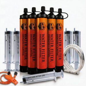 5-Pack Personal Water Filter Straw ...