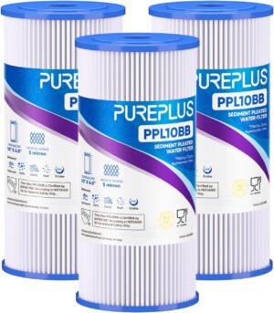 PUREPLUS 5 Micron 10″ x 4.5&#...