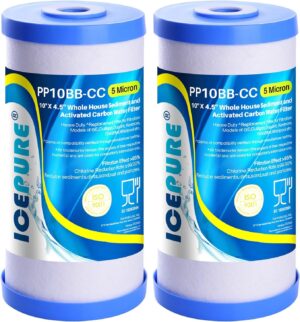ICEPURE 5 Micron 10″ x 4.5...