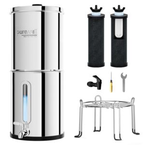 Purewell 2.25G Gravity Water Filter...