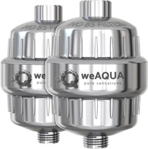 weAQUA Heavy Duty Shower Filter Fam...