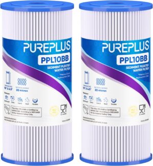 PUREPLUS 20 Micron 10″ x 4.5&...