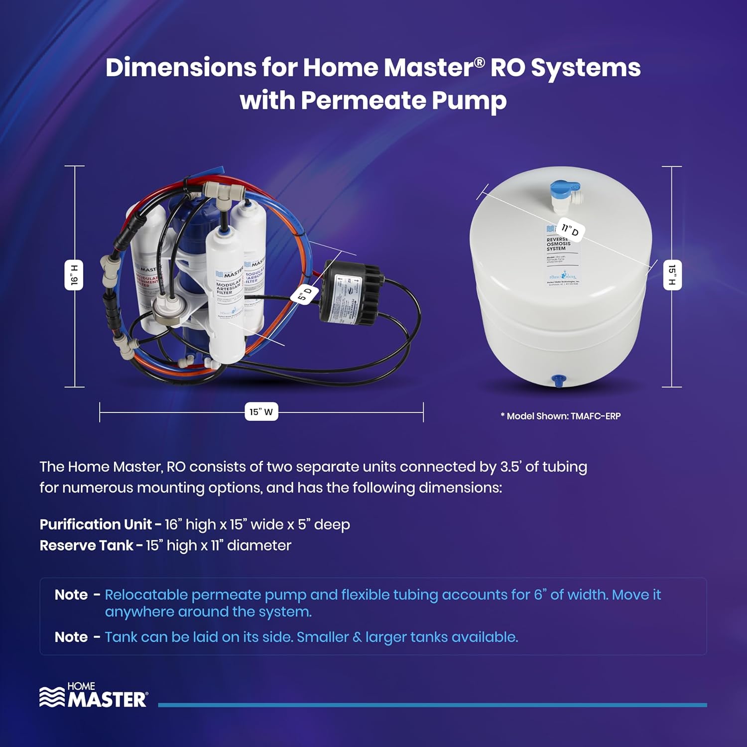 Home Master TMAFC-ERP Artesian Full Contact Reverse Osmosis System, 7-Stages, Patented 2-Pass Alkaline Remineralization, Fast 4.5s Fill Rate, 1:1 Waste Ratio, 8.5” Catalytic Carbon, 5-Yr Limited Parts - Image 5