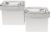 Elkay EZSTL8SC Wall Mount Bi-Level ADA Versatile Cooler, Non-Filtered, 8 GPH, Stainless, 1.5