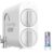 Waterdrop G2P600 and LED UV Ultraviolet Water Filter Compatible with Multiple Water Filter Systems, Bundle