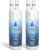 W10295370A Water Filter Replacement, Compatible with Everydrop Filter 1, Whirlpool EDR1RXD1, EDR1RXD1B, W10295370, WHR1RXD1, KAD1RXD1, P4RFKB2, P8RFWB2L, 46-9930, 46-9081 2PACK