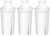 Fil-Fresh 3-Pack Water Filter Replacements for Brita Water Pitchers and Dispensers, NSF 53&42 Certified to Reduce Cadmium, Mercury, Copper, Zinc, BPA free, Lasts 2 Months or 40 Gallons