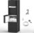 Bottleless Water Cooler Dispenser with Ice Maker 3 Temperature Settings 27 lbs in 24 hrs Black (NO Filters)
