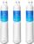 Waterdrop EDR3RXD1 Replacement for Everydrop® Filter 3, 4396841, 4396710, Kenmore® 46-9083, 46-9030, WD-F08 Refrigerator Water Filter, 3 Filters