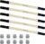 Earthtec 5-Pack MCCP205 NO.5 (#5) Replacement for Sten-ner Peristaltic Metering Pump Tube Parts Fits All Classic,SVP M128 85mhp17 45m5 45 85 100 & 170 Series with UCAK200 Ferrule (10 Pack)