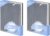 Levoit Vital 100 Air Purifier Genuine Replacement Filter, AHAM VERIFIDE, High-Efficiency Activated Carbon for Removal of Smoke, Odors, Allergens, Pollen, Vital 100-RF, White, 2 Pack