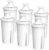 FilterLogic PF06 Pitcher Water Filter, Replacement for Brita® Classic 35557, OB03, Mavea® 107007, and Brita® Pitchers, Amazon Basics® 10-Cup Pitcher, NSF Certified, Reduces Lead, 6 Pack