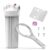 PFW10 Whole House Water Filter Housing, Fits 10” x 2.5” Big Filters, Inline Pre-Filtration System for RV, Home Well and City Water Sediment etc with 3/4″ NPT Port, Pressure Relief Valve
