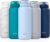 Ello Cooper 40oz Stainless Steel Water Bottle with Straw and Carry Handle, Double Walled and Vacuum Insulated Metal, Leak Proof Locking Lid with Soft Silicone Spout, Reusable, BPA Free, Halogen Blue
