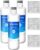 Waterdrop ADQ747935 LT1000PC Replacement for LG® LT1000P®/PC/PCS ThinQ® Refrigerator Water Filter, LFXS26973S, LMXS28626S, LMWS27626S, LFXS28596S, ADQ74793501 and LT120F® Air Filter, 3 Combo
