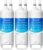 Waterdrop EDR1RXD1 Replacement for Everydrop® Filter 1, W10295370A, EDR1RXD1B, P8RFWB2L, P4RFWB, Kenmore® 46-9081, 46-9930, WD-F38 Refrigerator Water Filter, 3 Pack
