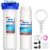 Salt Free Water Softener Systems Whole House, Whole House Water Softener System, 3/4” FNPT Highly Reduces Hardness, Limescale, Chlorine & Odor, Delivers Pure & Healthy Water| Protect Appliances