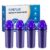PUREPLUS CRF950Z Pitcher Water Filter Replacement for Pur PPF900Z, PPF951K, PPT700W, CR-1100C, DS-1800Z, CR-6000C, PPT711W, PPT711, PPT710W, PPT111W, PPT111R and All PUR Pitchers and Dispensers, 4PACK
