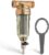 iSpring WSP-50 Spin Down Sediment Water Filter, Whole House Reusable Flushable Prefilter for Well Water, 50-Micron, 1″ MNPT + 3/4″ FNPT, Lead-Free Brass
