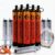 5-Pack Personal Water Filter Straw with Emergency Whistle, Portable Reusable Survival Filter for Family Camping, Hiking, Backpacking & Emergency Preparedness