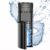 Manastin Bottom Loading Water Cooler Dispenser，3 Temperature Settings – Hot, Cold & Room, Empty Bottle Indicator, Child Safety Lock, Ideal for Office, Home, Living Room, Matte Black
