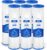 Whole House 20 Micron 10″ x 2.5″ Pleated Sediment Well Water Filter Cartridge Replacement for W20CLA, S1A, S1, ECP20-10, SPC-25-1020, AO-WH-PRE-RP2, PE-F10-20 & Cold Plunge Water Chiller (Pack of 6)