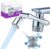 CECEFIN Water-Filter for Sink-Faucet Extender-Aerator – 9pcs Cartridges Reduce Chlorine for Bathroom/Kitchen Skin Face Eye Wash,Brass Faucet Mount Purifier System,1080°Rotating 2-Mode Swivel Aerator