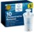 Brita BritaPlus Replacement Water Filter for Pitchers and Dispensers, WQA NSF/ANSI Certified, Reduces 2x More Contaminants vs. Standard Brita, Reduces Chlorine Zinc Copper Mercury & More, 3 Filters