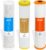 Express Water Whole House Replacement Filter Set, 3 Pack, Carbon Block, KDF, Polyphosphate for Heavy Metal and Anti Scale, Compatible with WH300SCKP, 4.5″ × 20″ Standard Water Filter Cartridges