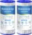Waterdrop FXHSC Whole House Water Filter, Replacement for GE® FXHSC, GXWH40L, GXWH35F, American Plumber W50PEHD, W10-PR, Culligan® R50-BBSA, 5 Micron, 10″ x 4.5″, High Flow Sediment Filters, Pack of 2