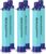 Membrane Solutions Straw Water Filter S1, NSF/ANSI 42&372&401 certificated, Survival Filtration Portable Gear, Emergency Preparedness, Supply for Drinking Hiking Camping Team Family Outing