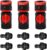 Eden 93218 Premium Garden Hose Quick Connect Kit | 9-Piece / 3-Pair Snap & Lock Fittings and Adapters with Water Stop, Flow Control, Secure Twist-Lock Design