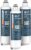 Crystala Filters BORPLFTR50 Replacement for Bosch Ultra Clarity Pro Water Filter, Compatible 12033030,11025825,12028325,BORPLFTR55,WFC100MF,WFS200MF(3 Pack)