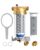 Waterdrop Mega Spin Down Sediment Filter, Upgraded Reusable Backwash Whole House Water Filter System for City/Well Water, 500 Micron+200 Micron,1″ MNPT + 3/4“FNPT, BPA Free
