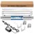 UV Water Filter Whole House, 3/4″ MNPT Inlet/Outlet Water Purifier Filter System for Whole House Water Purification, 12GPM, 120V, +1 Extra Bulb