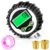 MEANLIN MEASURE 0-200Psi Digital Pressure Gauge with Rubber Cover, Lower Mount, Accuracy 1%, Resolution 0.1psi, with 1/4″ x 1/2″ and 1/4″ x 3/8″ NPT Hex Bushing