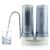 APEX EXPRT MR-2050 Dual Countertop Water Filter, Carbon and Mineral pH Alkaline Water Filter, Easy Install Faucet Filter – Reduces Heavy Metals, Bad Taste and Up to 99% of Chlorine – Clear