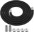 Canister Filter Ribbed Hosing A20015 with Rubber Adapter Replace for Fluval 307/407/306/406/305/405 Aquarium Filters Pumps, 9.8 Ft Fish Tank Intake Output Hose Kit for Fluval