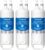 Waterdrop EDR1RXD1 Replacement for Everydrop® Filter 1, Whirlpool® W10295370A, EDR1RXD1B, P8RFWB2L, P4RFWB, WD-F38, Kenmore® 46-9081, 46-9930 Refrigerator Water Filter, 3 Pack