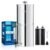 IceJoy Gravity Water Filtration System 2.25 Gallon – 304 Stainless Steel Countertop System, Chlorine Reduction, NSF/ANSI 42 Certification