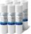BLUERISE 5 Micron 10″ x 2.5″ Water Filter Replacement Whole House Sediment Home Water Filter Replacement Cartridge Ro Sediment Filter Easy Installation Fits Any 10″ Reverse Osmosis Unit – 6 Pack