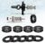Water Softener Downflow Rebuild Kit Fit for Fleck 5000, ProFlo SE, Rainsoft Valves EC4#60115-00 Piston, #60120 Seal & Spacer Kit, #60032 Brine Valve -Fix Water Softener Leaks & Brine Issues